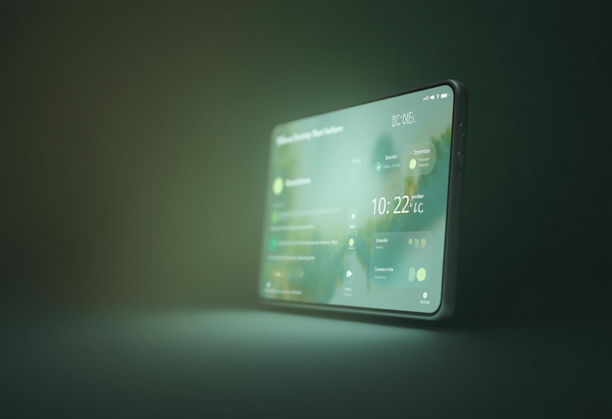 パーソナライズドマインドフルネスアプリのインターフェース